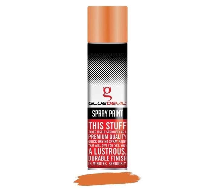 Glue Devil Spray Paint - Orange (300ml)