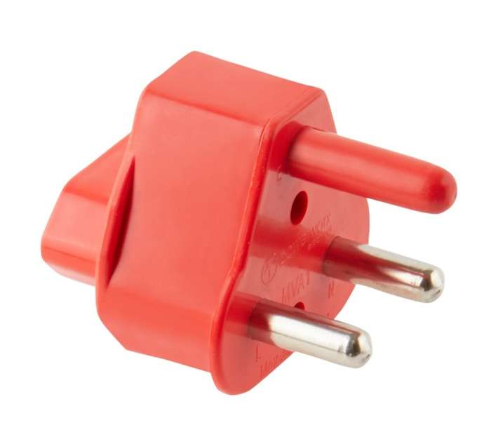 Powerworx Adaptor 1 x Euro - Red