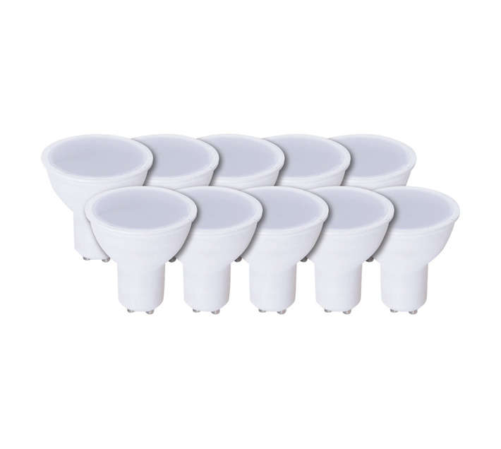 Elecstor 10 x GU10 Rechargeable LED Downlighters - Cool White (5W)