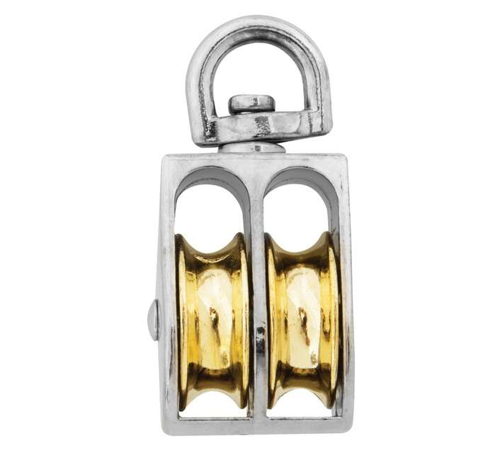Active Hardware Double Swivel Pulley (25mm)