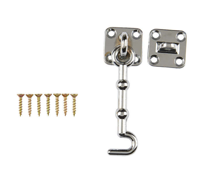 Mackie Cabin Hook 100mm - Chrome Plated