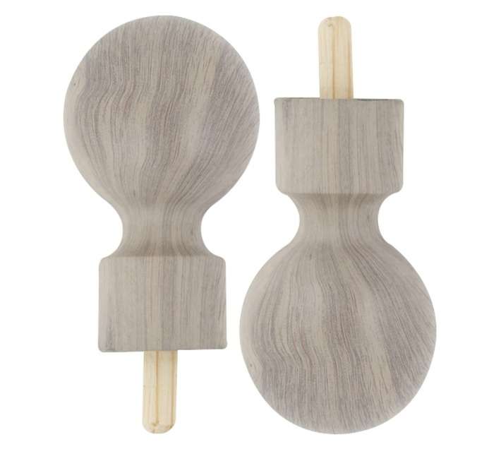 Designer Finial Ball - Sea Mist (34mm)