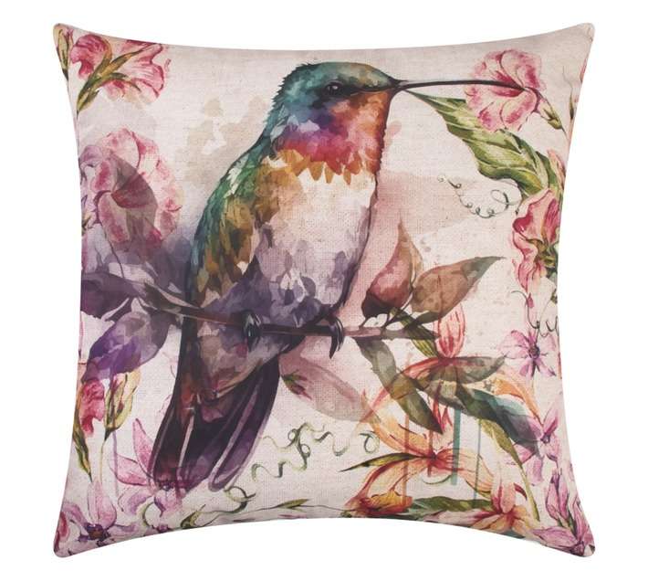 Design House Watercolour Bird Cushion Cover (600 x 600mm)