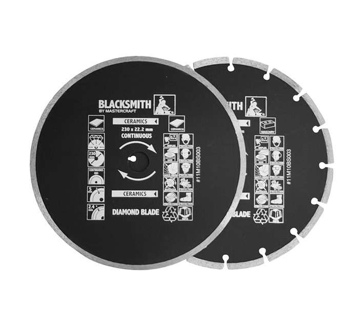Blacksmith 230mm Diamond Wheel Set Segmented and Continuous