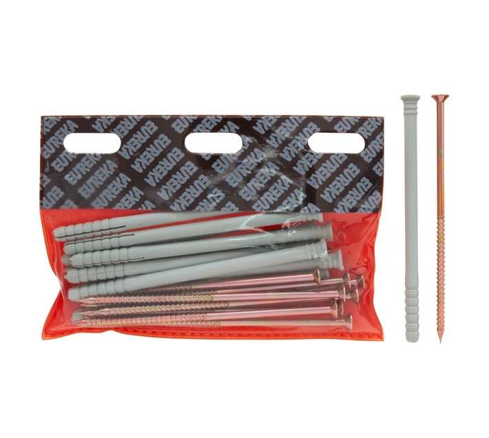 Eureka 6V90 8 x 135mm Nail In Nylon Countersunk (10 Pack)