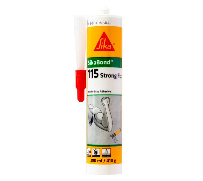 Sika 602981 SikaBond 115 Strong Fix Adhesive - White (290ml)