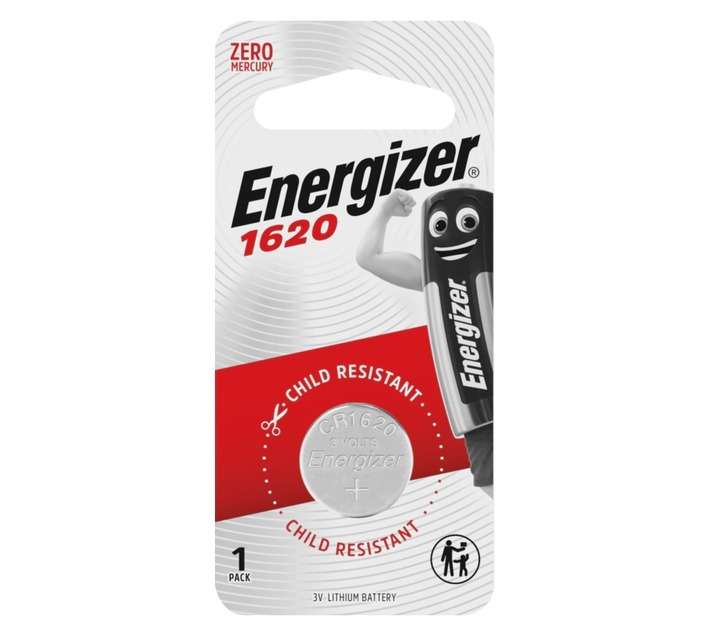Energizer Coin Lithium Battery (CR1620)