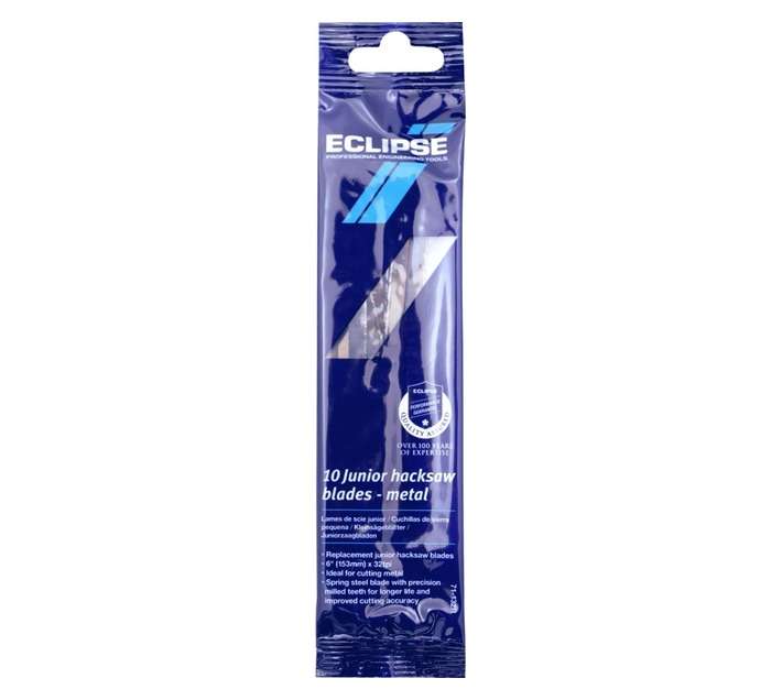 Eclipse Junior Hacksaw Blade Metal Cut (10 Pack)