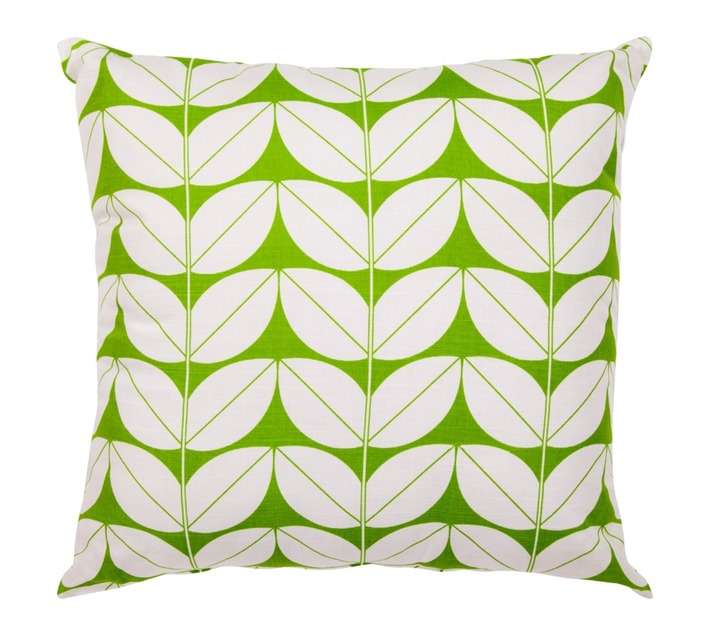 Graphic Leaf Scatter Cushions - Green (500 x 500mm)
