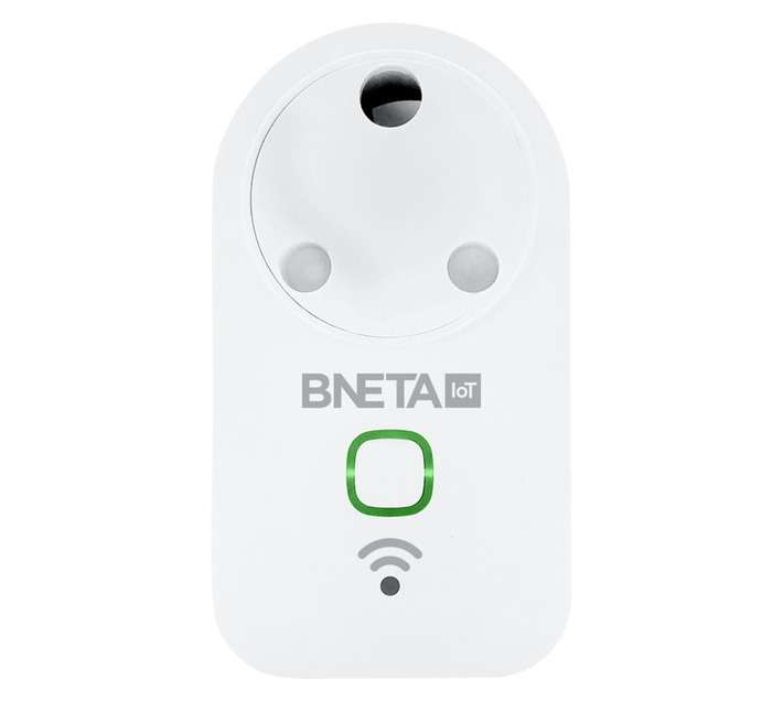 Bneta IoT Smart WiFi Plug - White (90 x 50 x 50mm)
