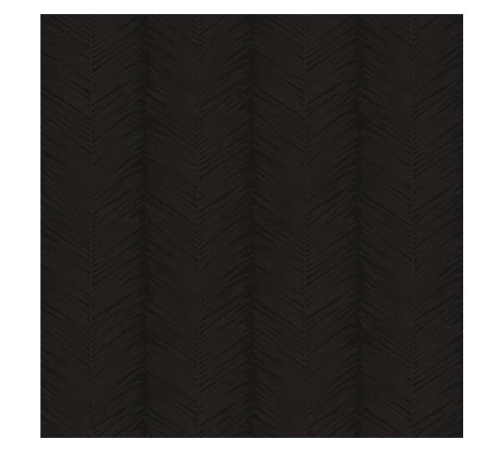 Fired Earth Black Feathers Wallpaper - Black (10m x 530mm)