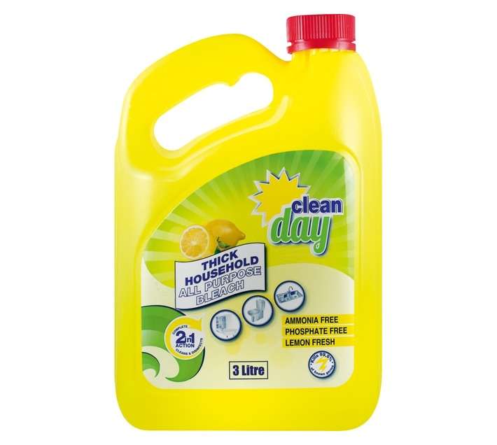 Clean Day Household Thick Bleach - Yellow (3L)