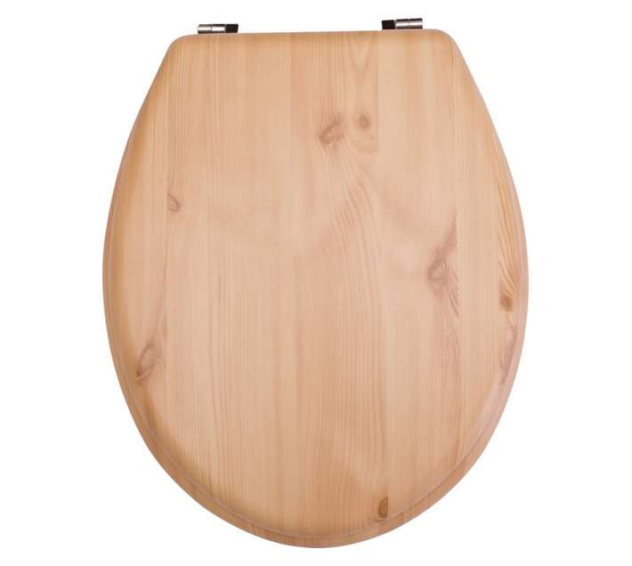 Icon Toilet Seat with CP Hinge - Pine