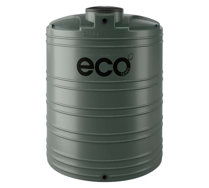 Eco Tanks Vertical Water Tank - Storm Sky (2550L)
