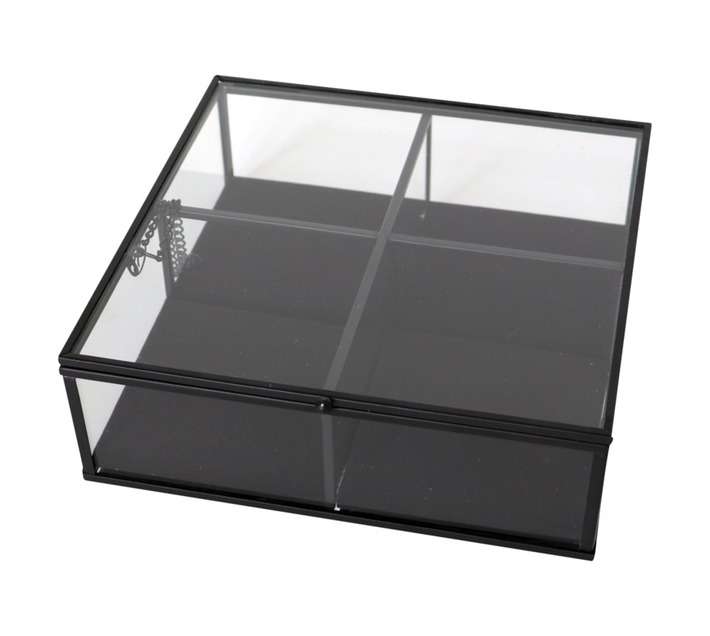 Design House Decorative Metal Box - Black