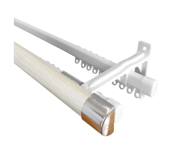 Double Rod and Track - Chalkwash (33mm x 1.5m)