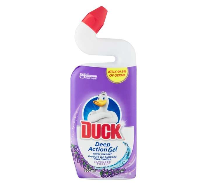 Duck Advanced Toilet Cleaner - Fresh Lavender (500ml)