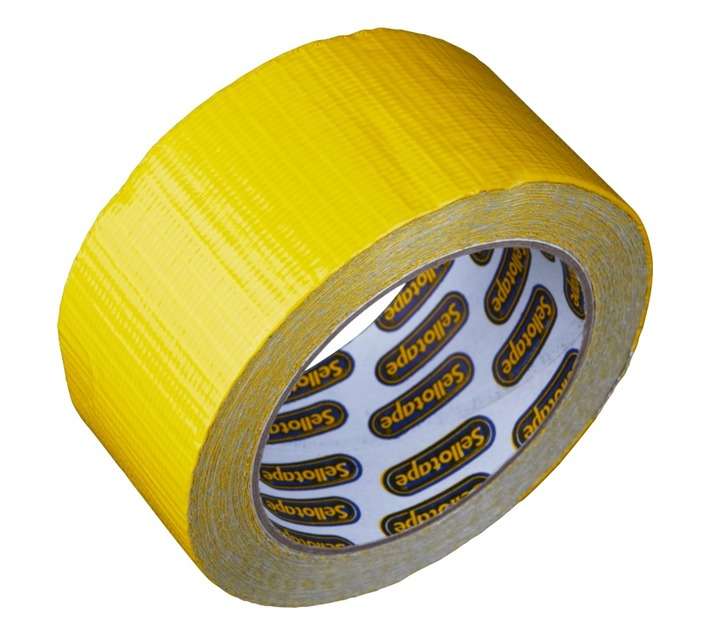 Sellotape Duct Tape - Yellow (5000 x 48 x 115mm)