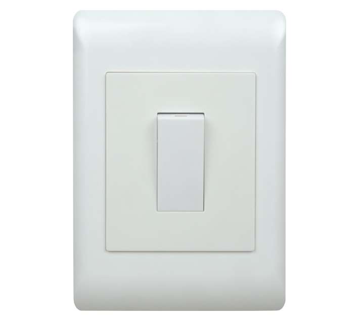 DH DHW42W1/1 1 Lever 1 Way Switch - White (50 x 100mm)