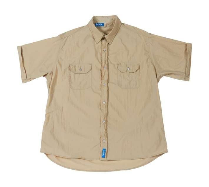 Beck Taslon Short Sleeve Shirt - Stone (L)