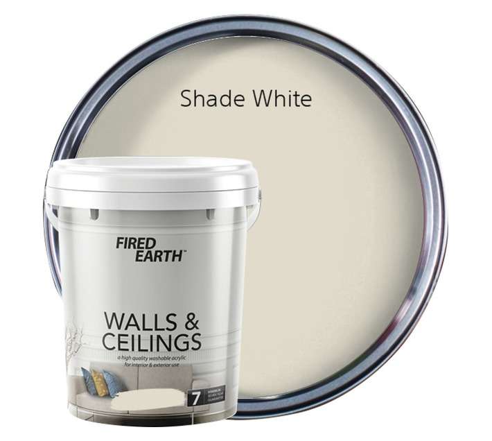 Fired Earth Walls and Ceilings - Shade White (20L)