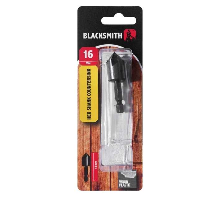 Blacksmith Counter Sink Hex Shank Drill Bit (16mm)