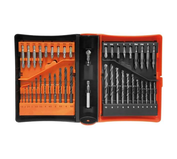 Blacksmith Masonry Screwdriver with Drill Bit Set (43 Piece)
