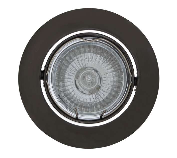 Eurolux D62GM Curved Rim Downlight - Gun Metal