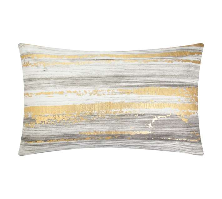 Design House Brushstroke Printed Scatter Cushion - Neutral (400 x 600mm)