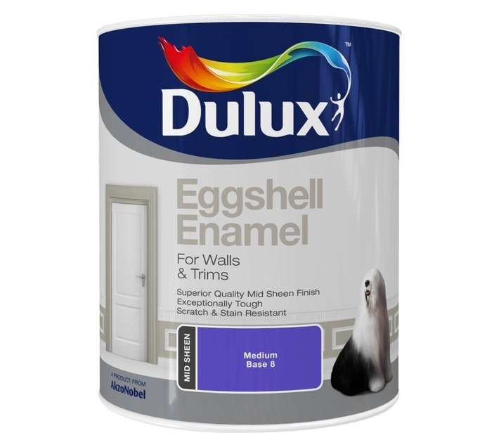 Dulux Eggshell Enamel Medium Base 8 (1L)