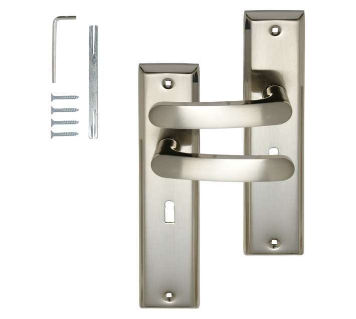 Dortello 10 Inch Carm Door Handle - Satin