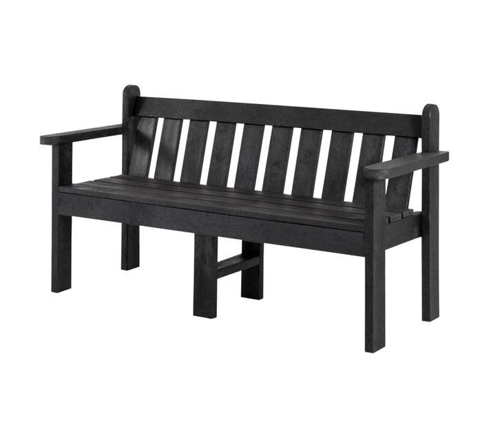 Eco Outdoor Royal 3 Seater Bench - Black