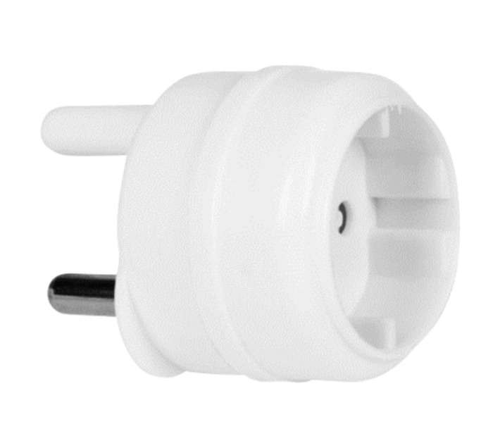 PowerWorx Round Shuko Adaptor
