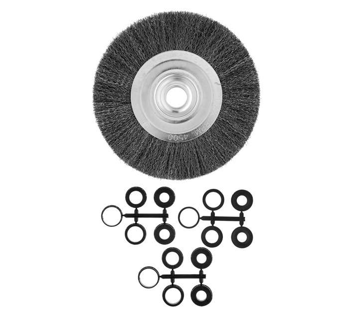 Ruwag Wire Wheel Bore With Adapters (200 x 25 x 25.4mm)