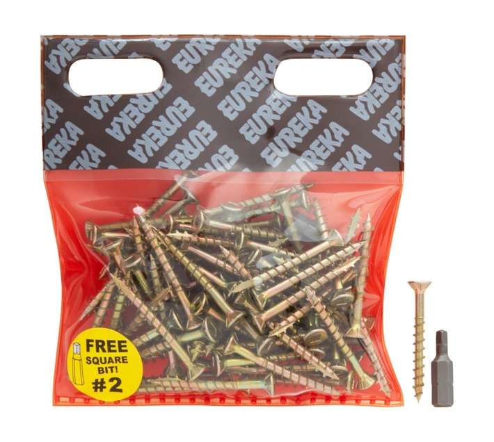 Eureka 1FE40U 4 x 40mm Cut Screw Smooth Shank (75 Pack)