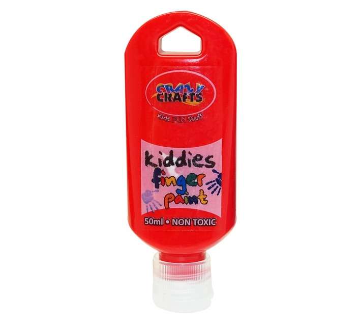 Acrilex Kiddies Finger Paint - Red (50ml)