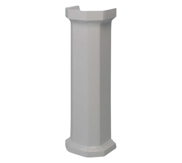 Lecico Hamilton Pedestal Basin - White (640mm)