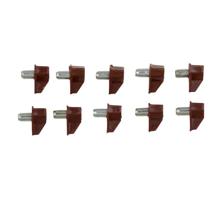 Decor Shelf Rest Pin - Brown (10 Piece)