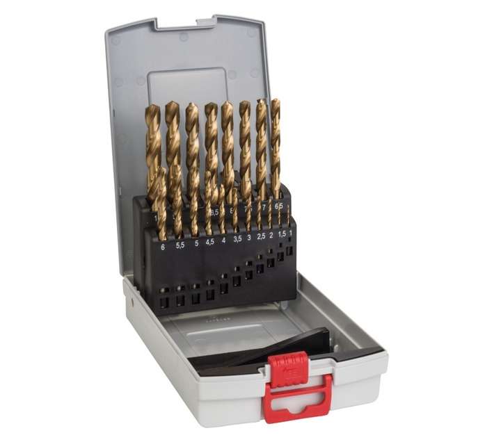 Bosch 19 Piece Pro Box Metal HSS-Tin Drill Bit Set