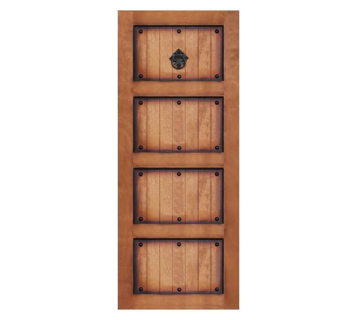 Dortello 4 Panel Studded Single Door (813 x 2030mm)