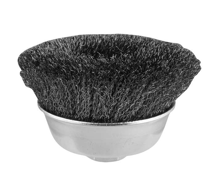Ruwag 100mm Steel Knotted Wire Cup Brush (M14x2 0.35mm)