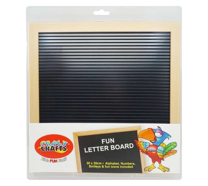 Crazy Crafts FLB30 Fun Letter Board (335 x 375 x 30mm)