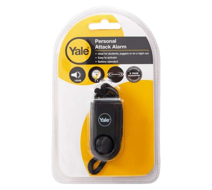 Yale Personal Attack Alarm - Black