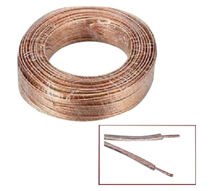 Kolitron Speaker Cable - Clear (100m x 0.5mm) (Per Meter)