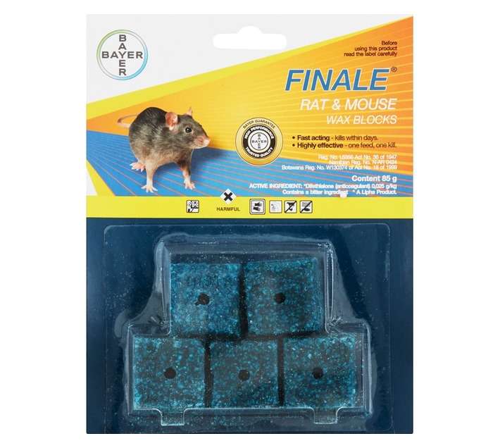 Bayer Finale Rat and Mouse Waxblocks (85g)