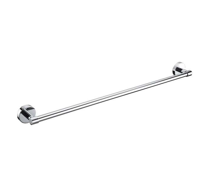 Raine Single Chrome Towel Rail - Silver (600mm)