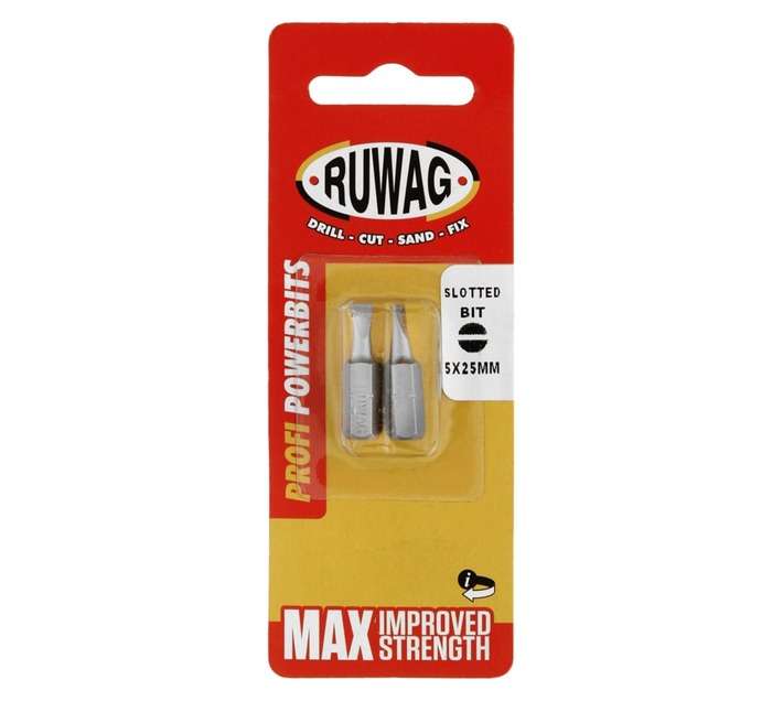 Ruwag 25mm No.5 Professional Power Slotted Bit