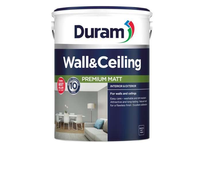Duram Wall and Ceiling Premium Matt Clear Base (5L)