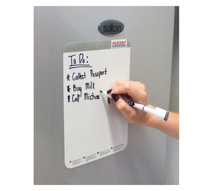 Parrot Products BD1001 Write and Wipe Flexible Magnetic A5 Whiteboard