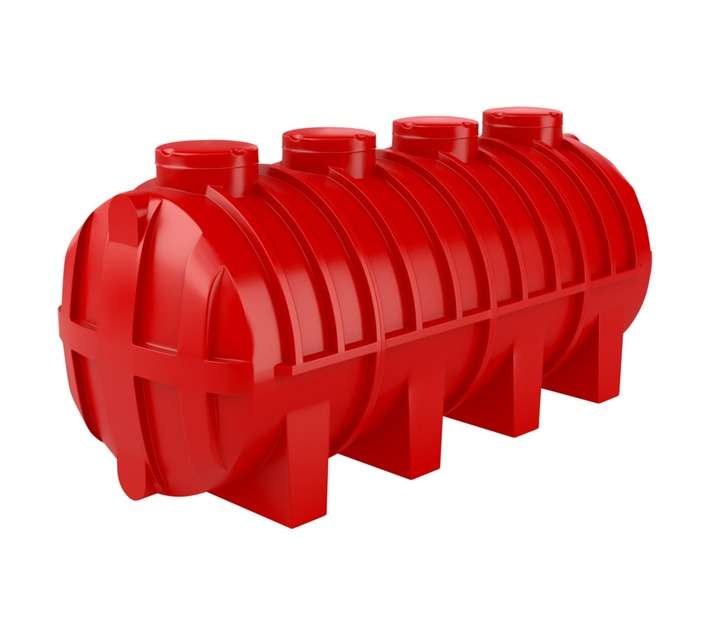 Eco Tanks 6 Person Waste Water Treament Plant - Red